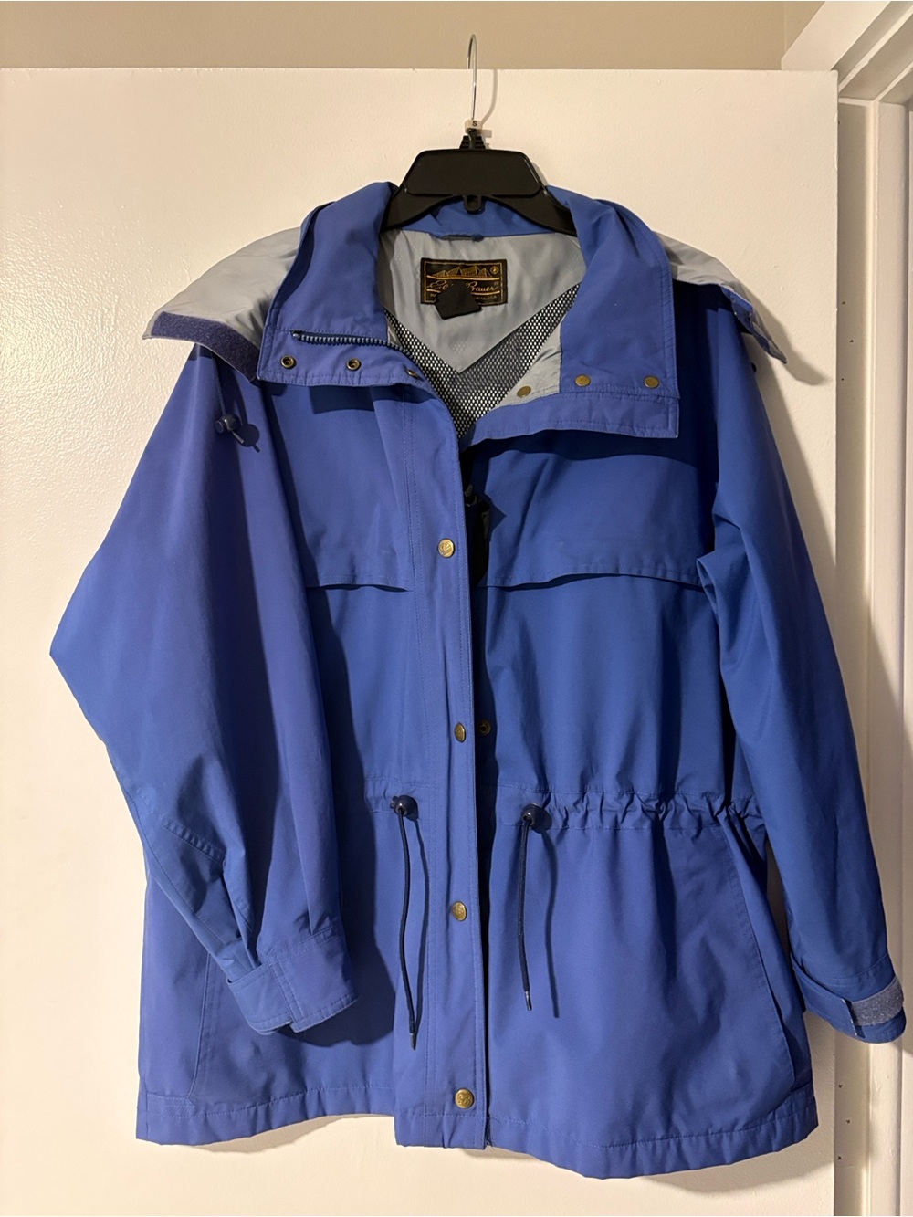 Vintage—Eddie Bauer Dark Blue Men's Trench Coat- - xl
